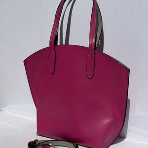 Merona Bright Magenta Structured Tote